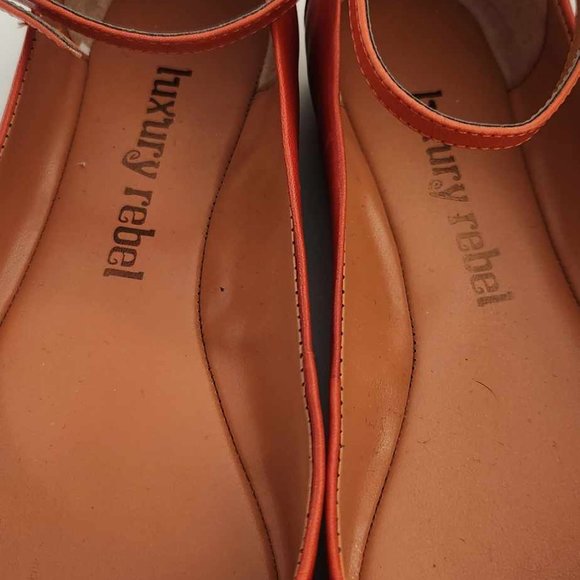 Luxury Rebel Baxter Ankle-Strap Flats - Picture 6 of 8